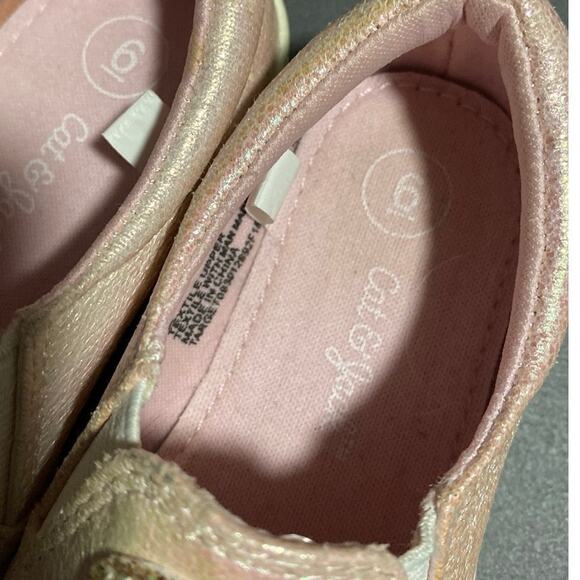 Girls Shoes Size 6 TWO (2) Pair Rampage Glitter Ballet Flats Cat N Jack Unicorn - Picture 11 of 14